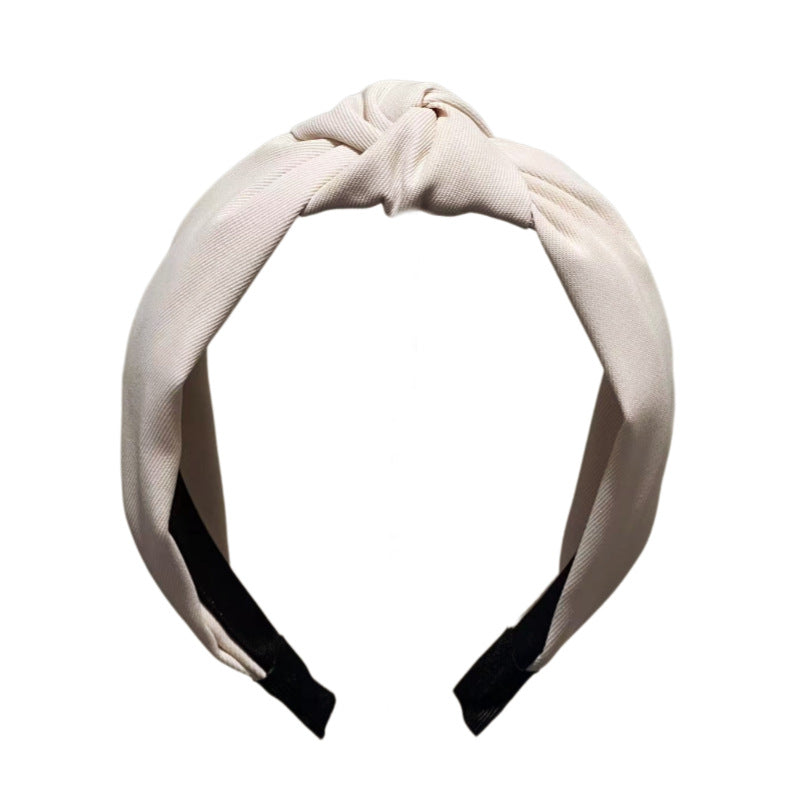 Wholesale Vintage fabric wide brim leopard print headband